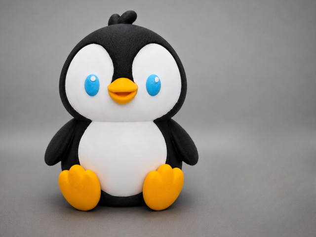 Fuzzy Penguin — пухнастий пінгвін