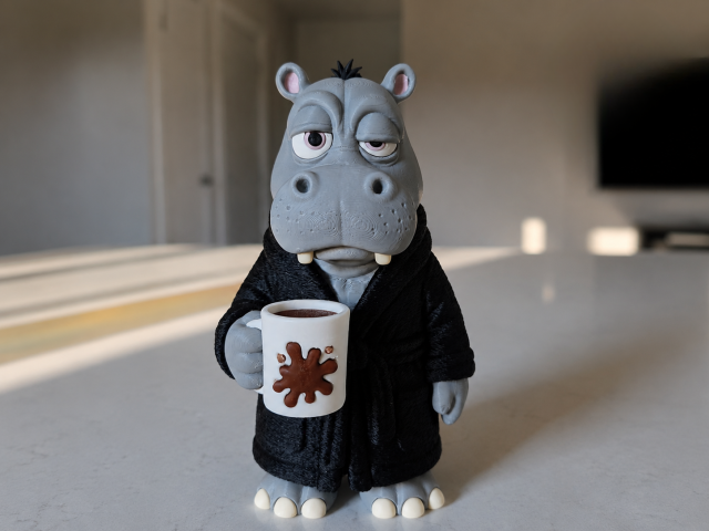 Hippo-thetically Awake — бегемот