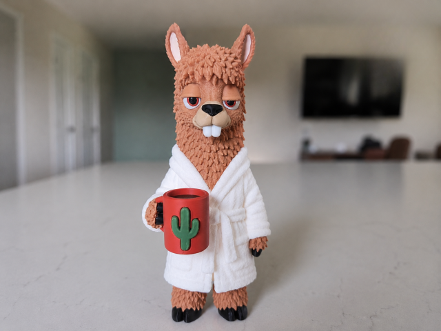 Llama Need a Minute — лама