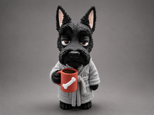 Terrier-ble Mornings — скотч-тер'єр