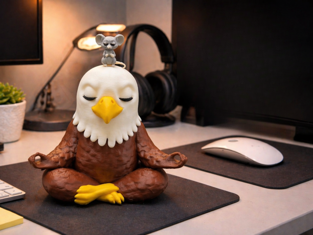 Zen Desk Buddies — орел