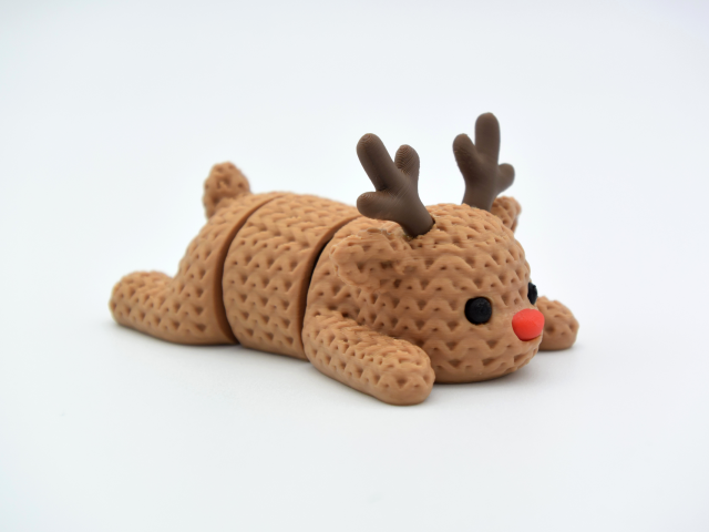 Knitted Flexi Reindeer — рухливий олень