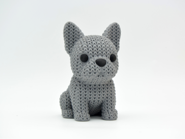 Knitted French Bulldog Dog — французький бульдог
