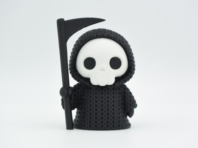 Knitted Halloween Grim Reaper — Смерть із косою