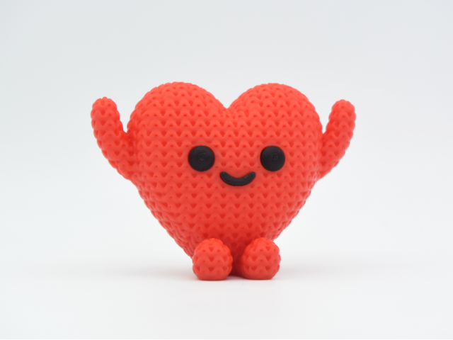 Knitted Heart Buddy — сердечко