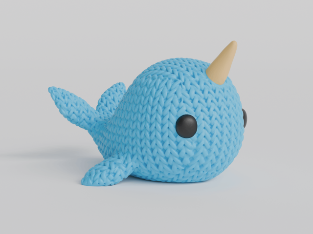 Knitted Narwhal — нарвал