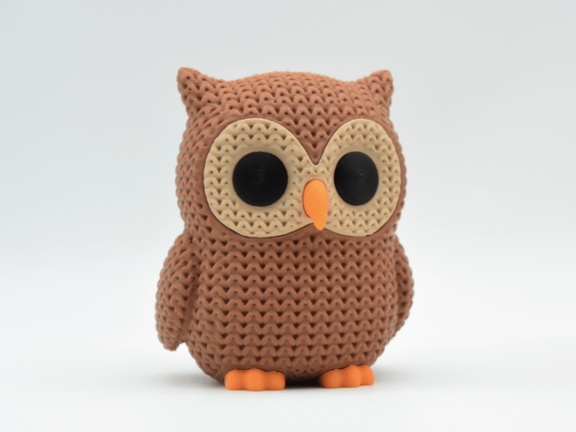 Knitted Owl — сова