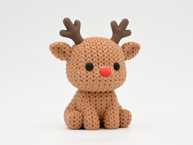 Knitted Reindeer — північний олень