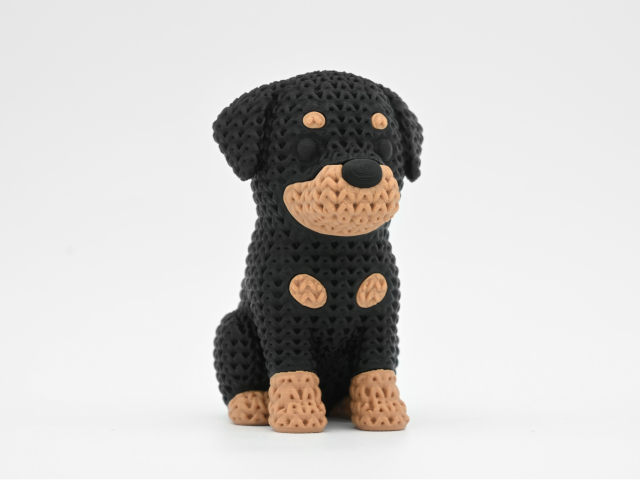 Knitted Rottweiler Dog — ротвейлер