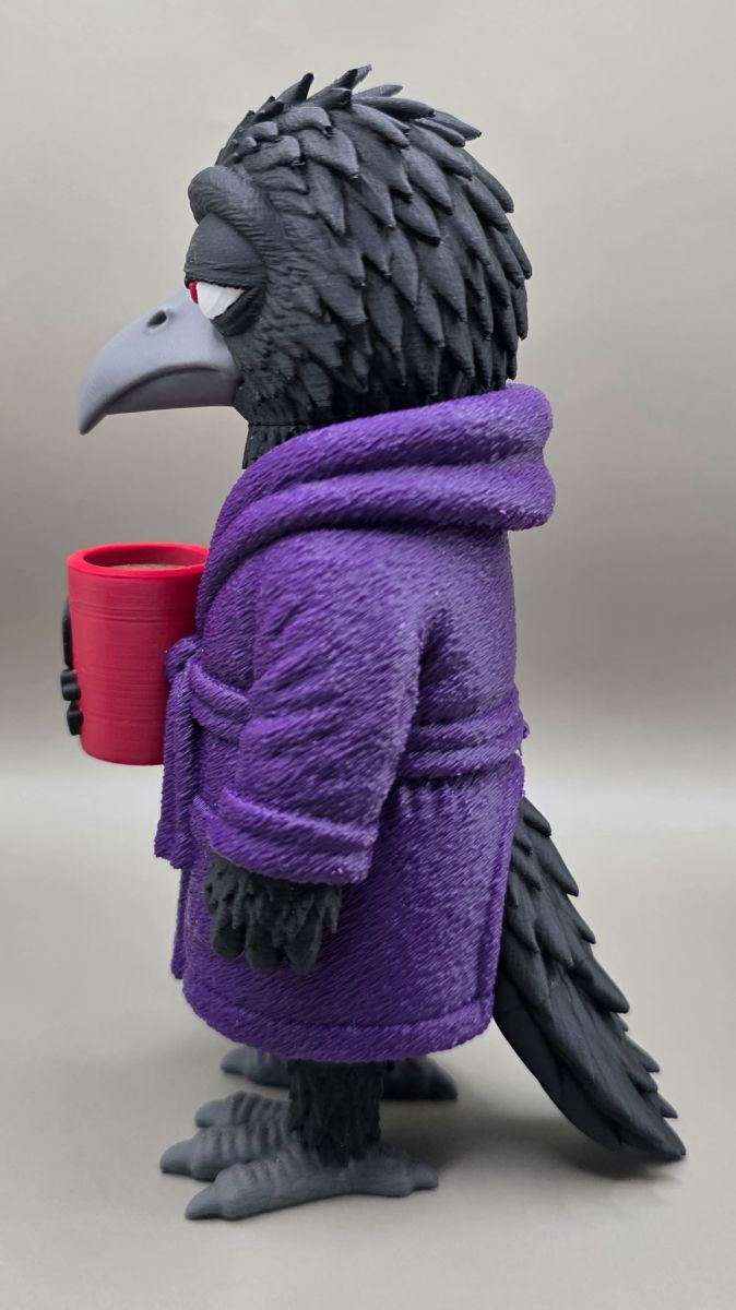 Crow-nically Exhausted — ворона
