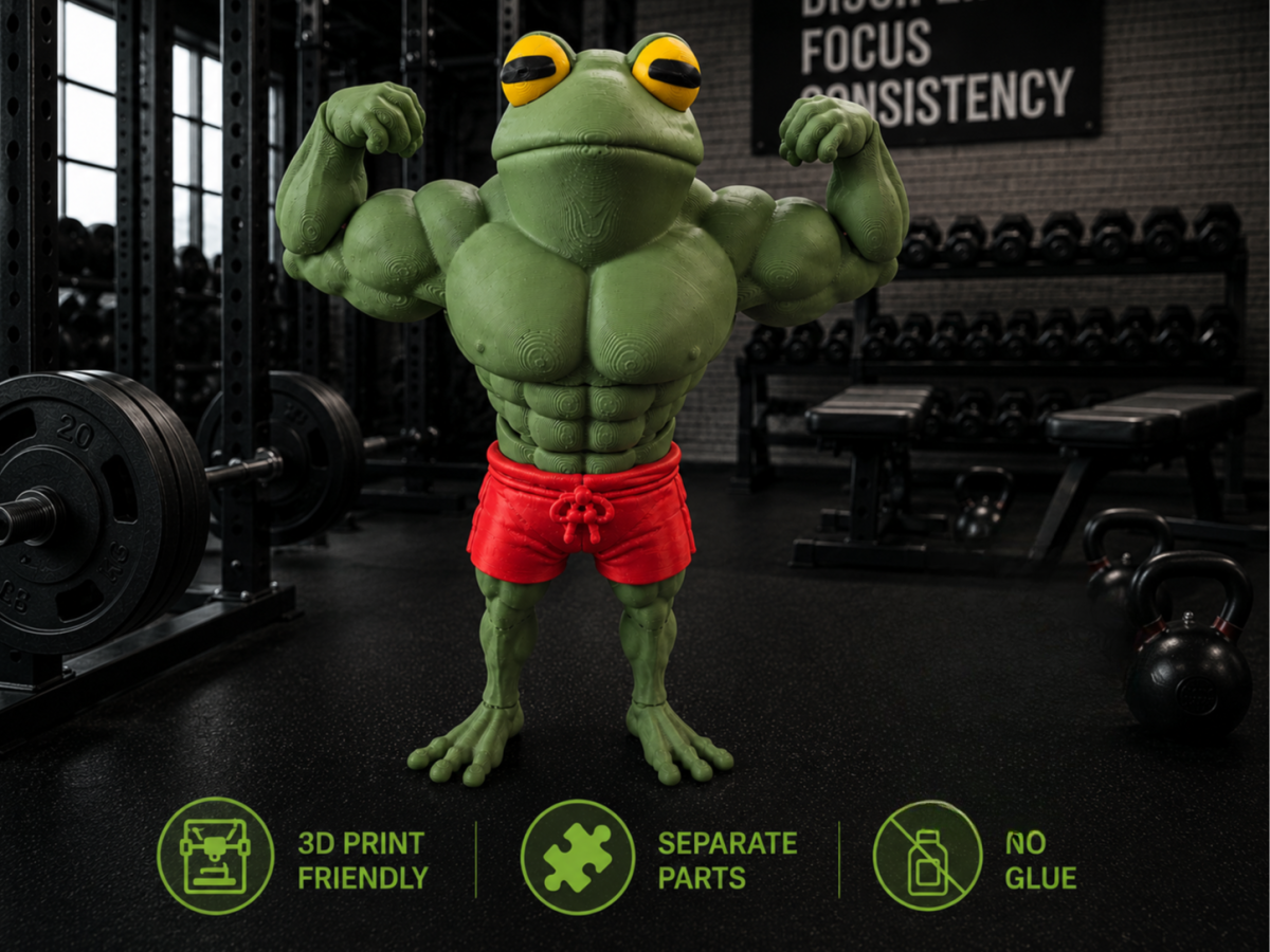 Flex, The Flexi, Flexing Frog — жаба-качок