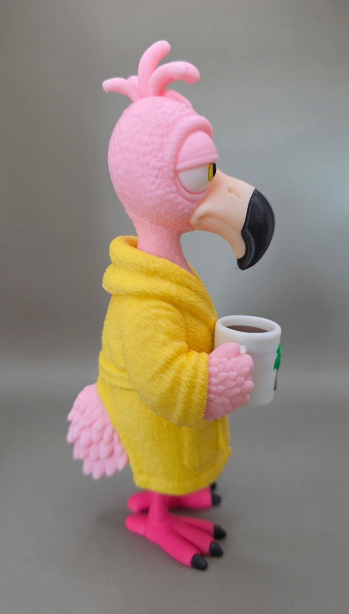 I'm Flamin-going back to bed — фламінго