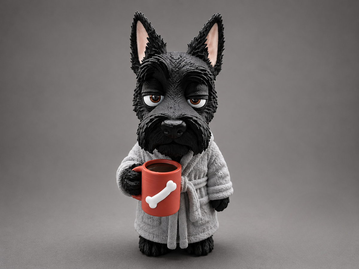 Terrier-ble Mornings — скотч-тер'єр