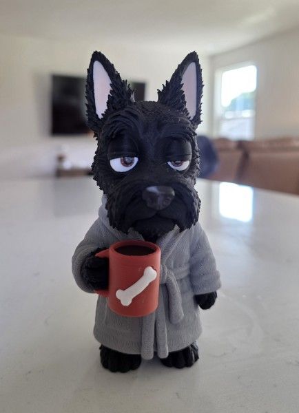 Terrier-ble Mornings — скотч-тер'єр