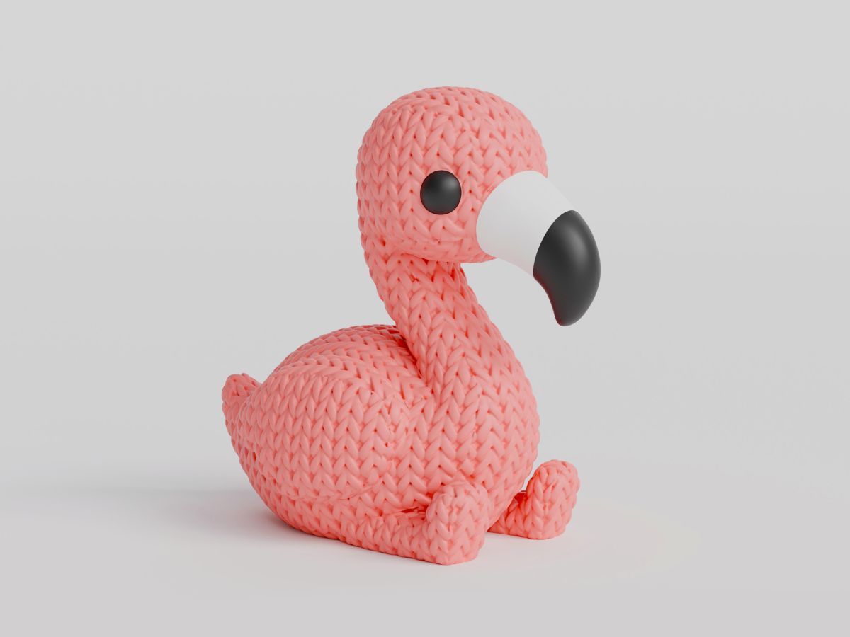 Knitted Flamingo — фламінго