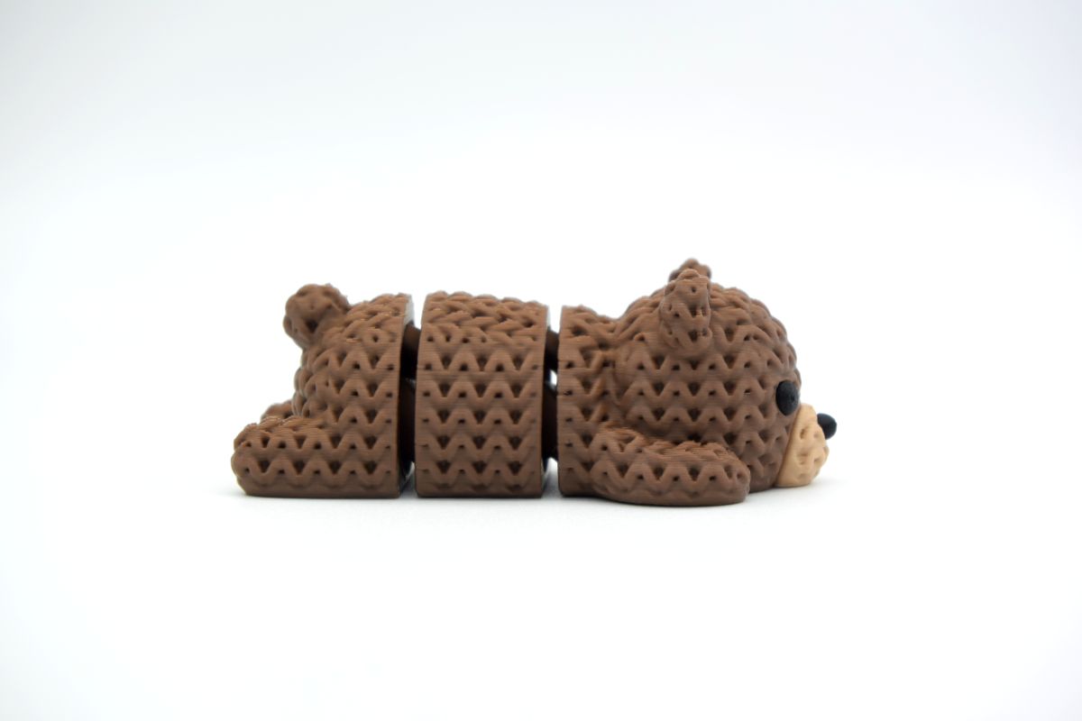Knitted Flexi Bear — рухливий ведмедик