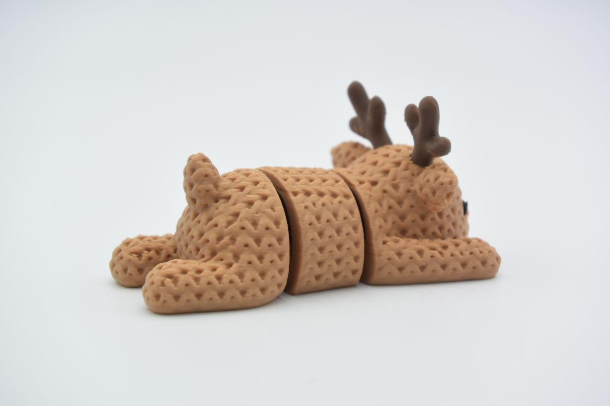 Knitted Flexi Reindeer — рухливий олень