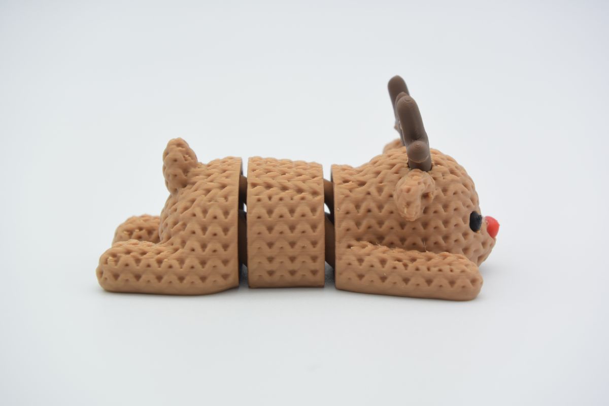 Knitted Flexi Reindeer — рухливий олень