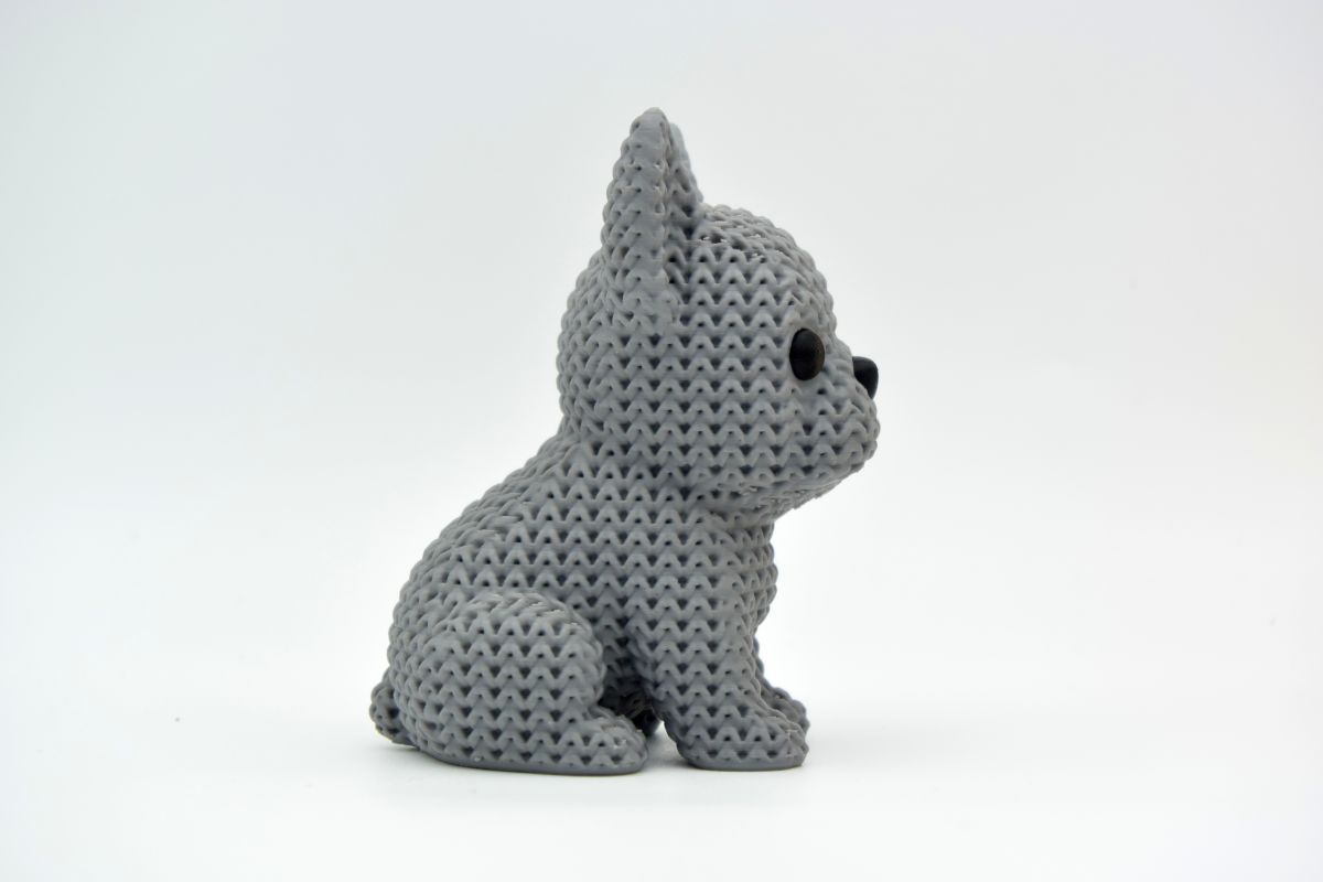 Knitted French Bulldog Dog — французький бульдог