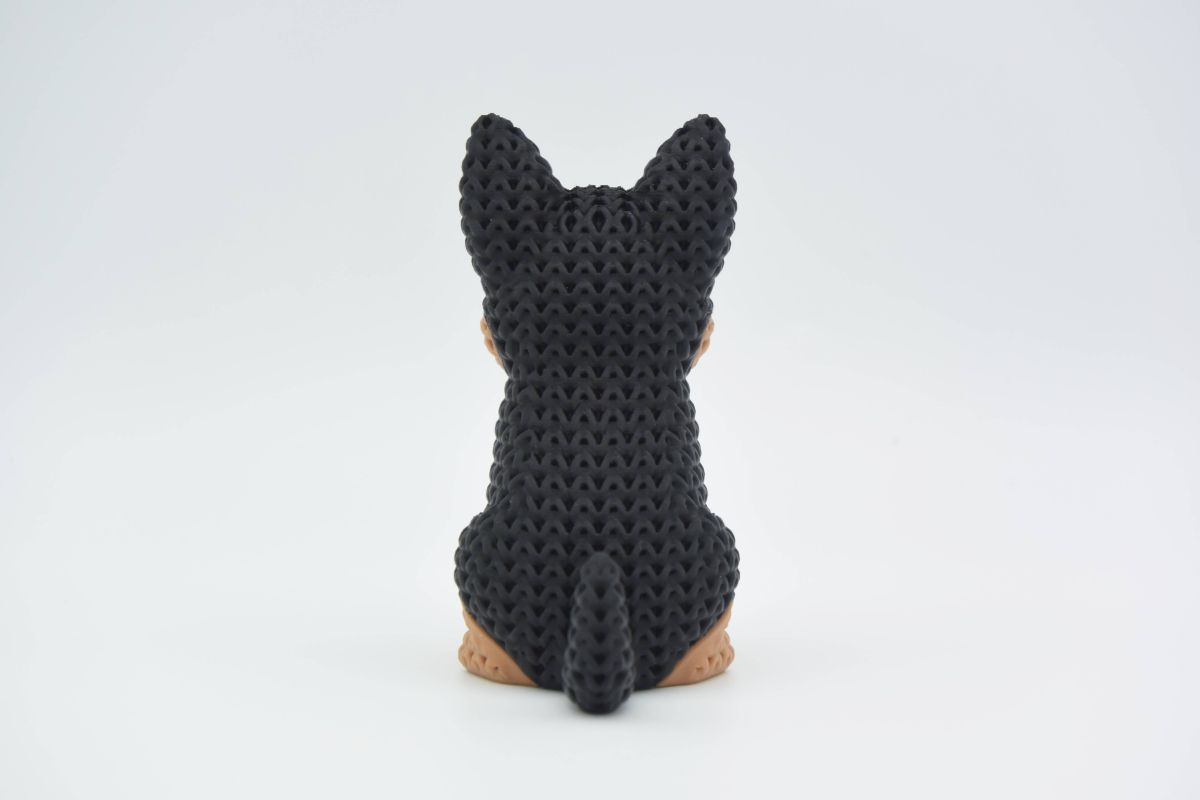 Knitted German Shepherd Dog — німецька вівчарка