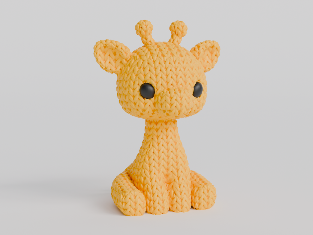 Knitted Giraffe — жирафа