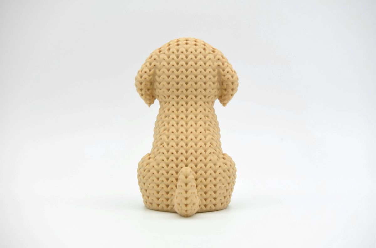 Knitted Golden Retriever Dog — золотистий ретривер
