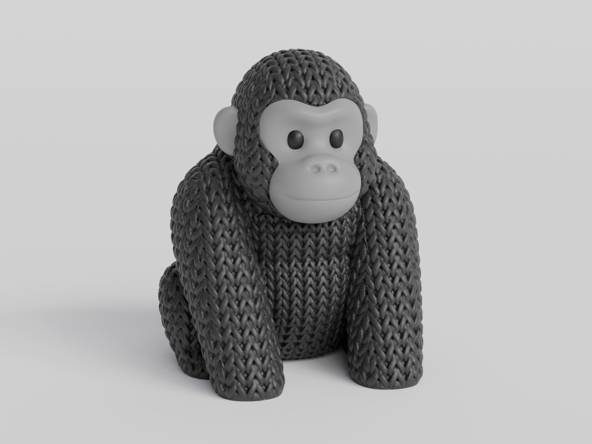 Knitted Gorilla — горила