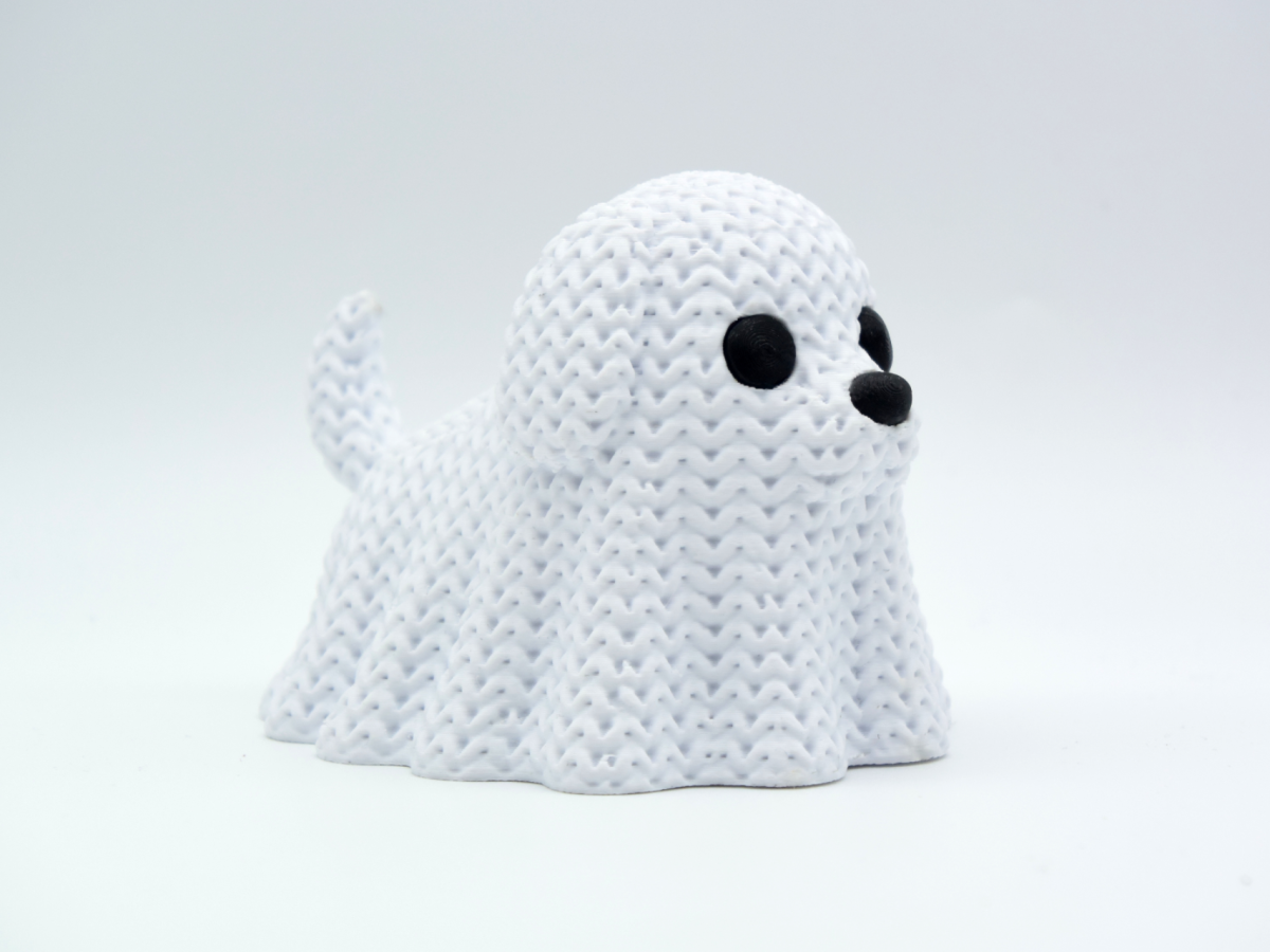 Knitted Halloween Dog Ghost — песик-привид