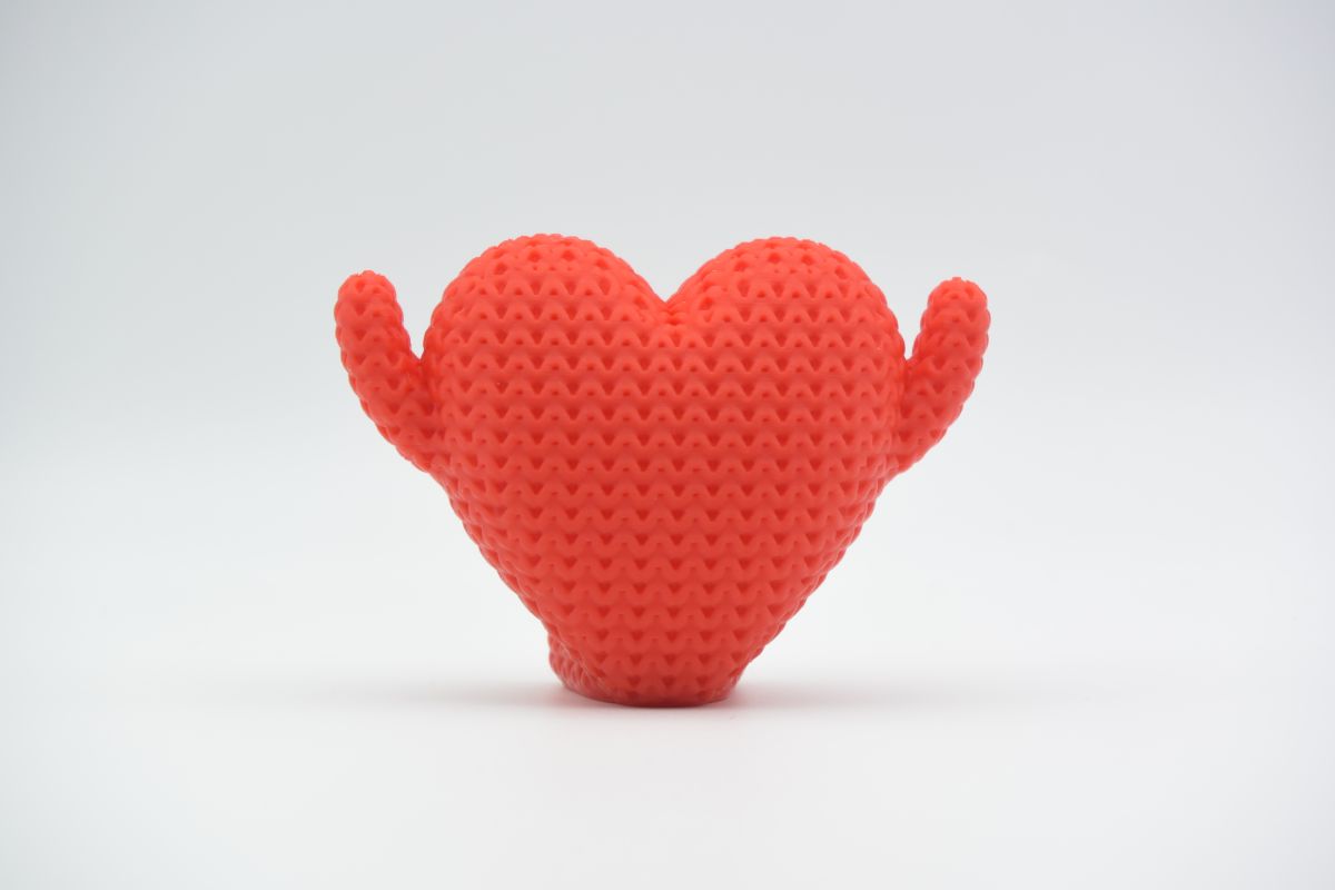 Knitted Heart Buddy — сердечко
