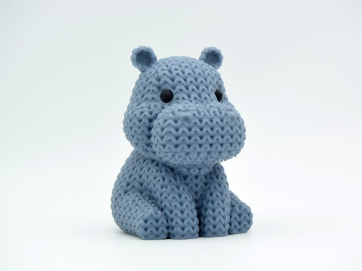 Knitted Hippo — бегемот