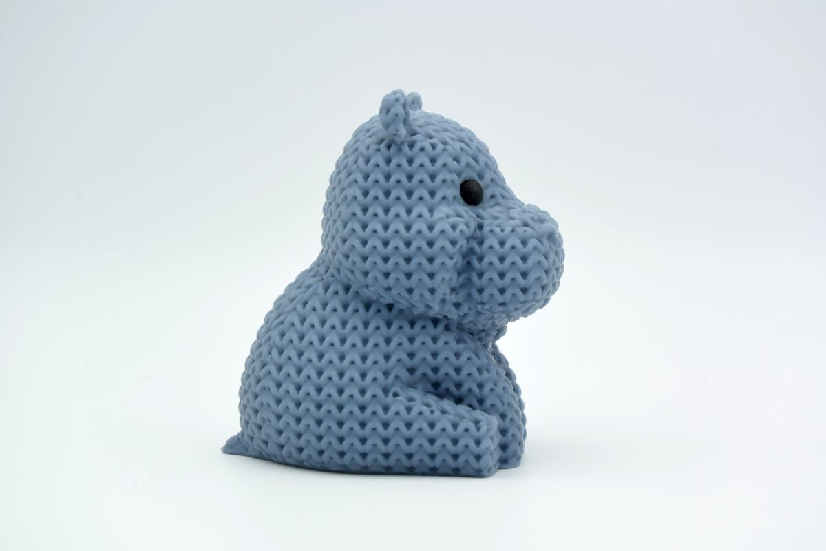Knitted Hippo — бегемот