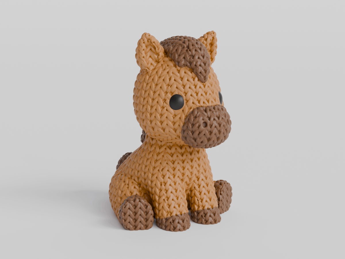 Knitted Horse — кінь