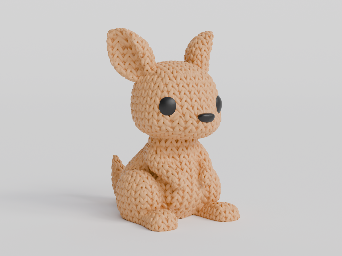 Knitted Kangaroo — кенгуру