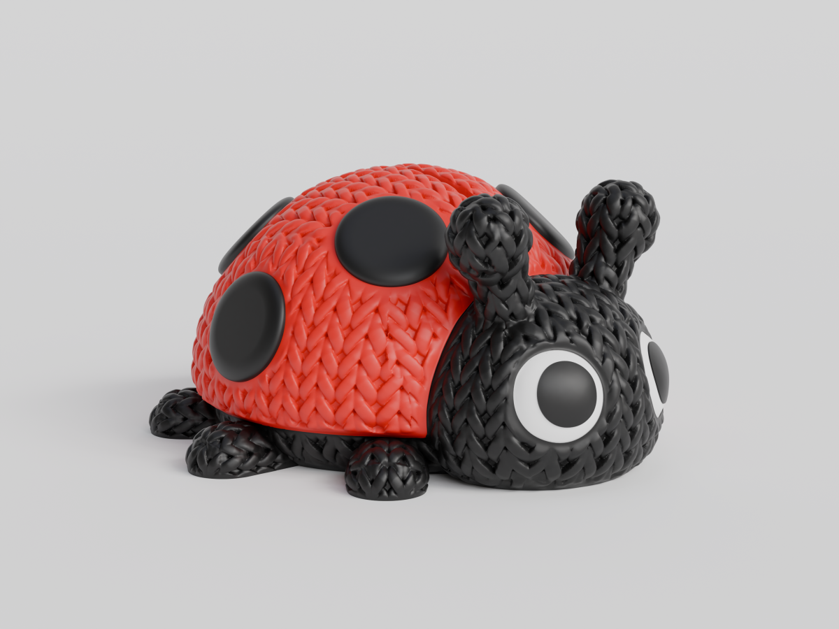 Knitted Ladybug — сонечко
