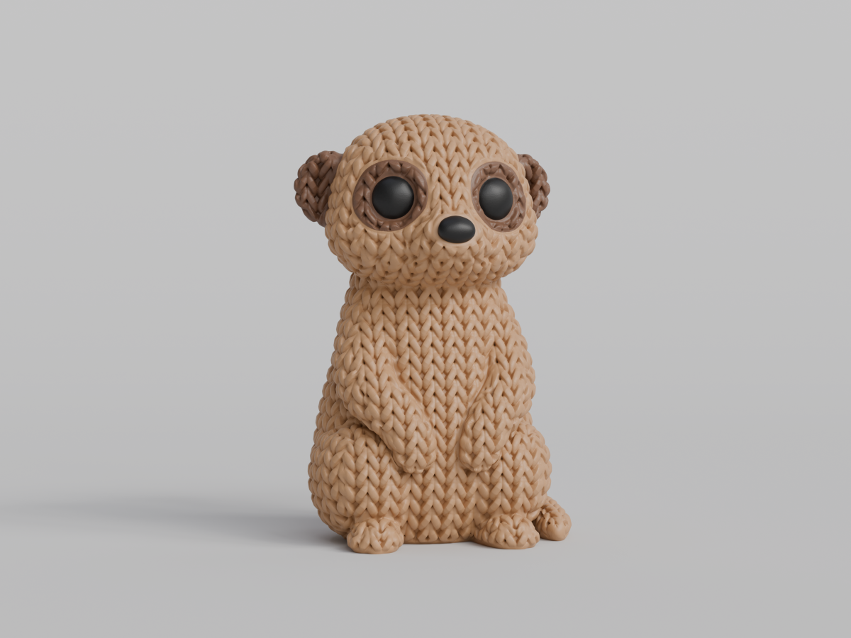 Knitted Meerkat — сурикат