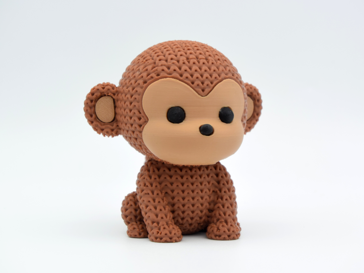 Knitted Monkey — мавпочка