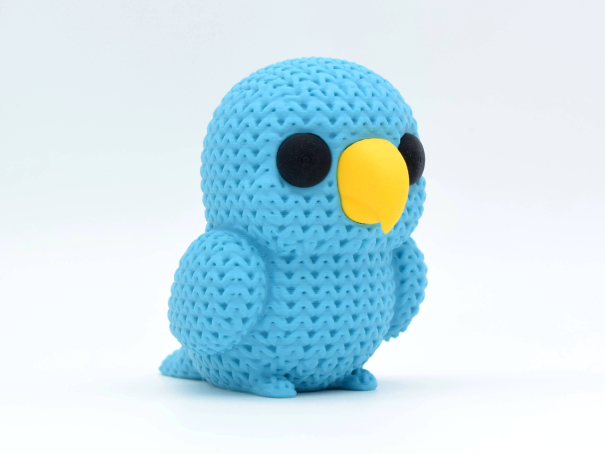 Knitted Parrot — папуга