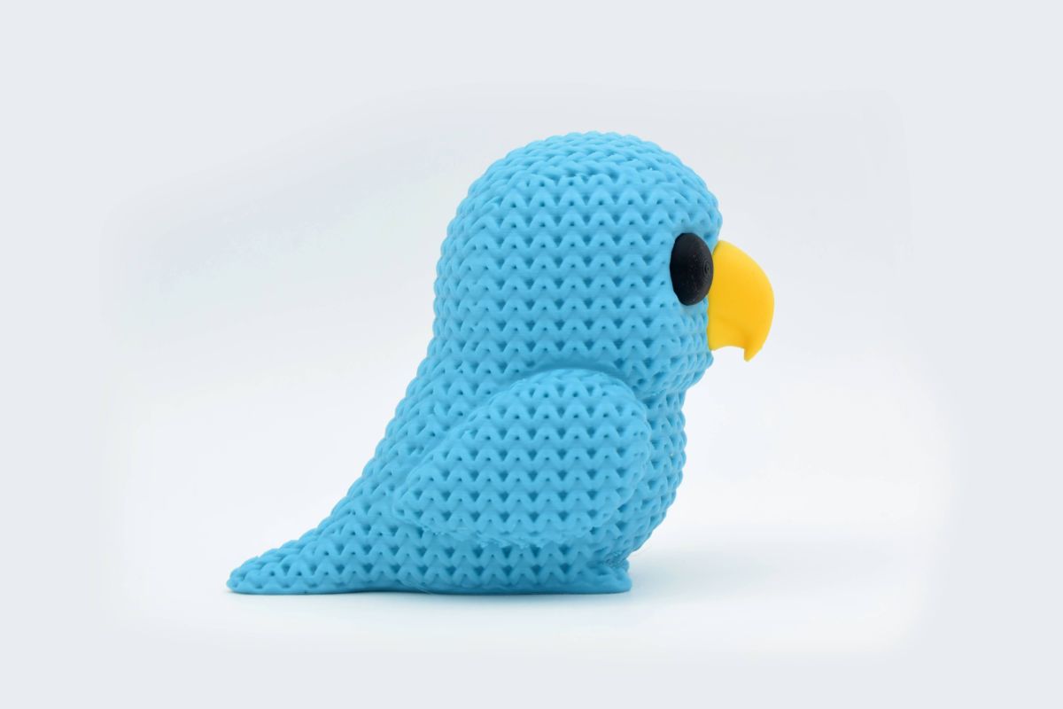 Knitted Parrot — папуга