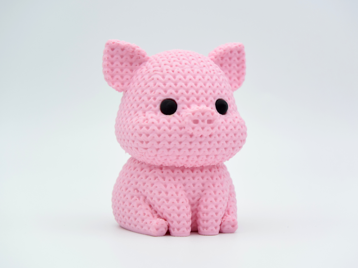 Knitted Pig — порося