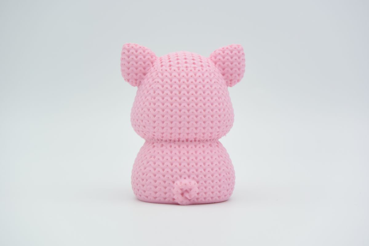 Knitted Pig — порося