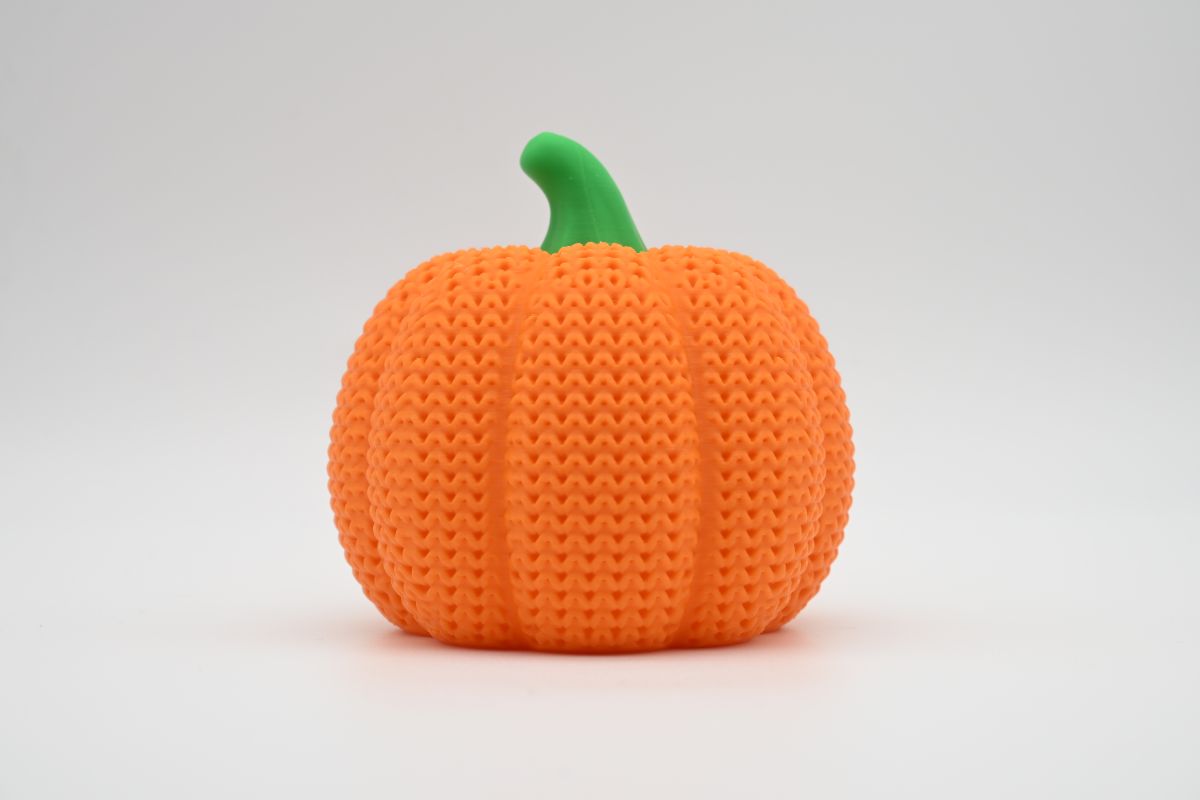 Knitted Pumpkin Jack-O-Lantern — гарбуз-ліхтар