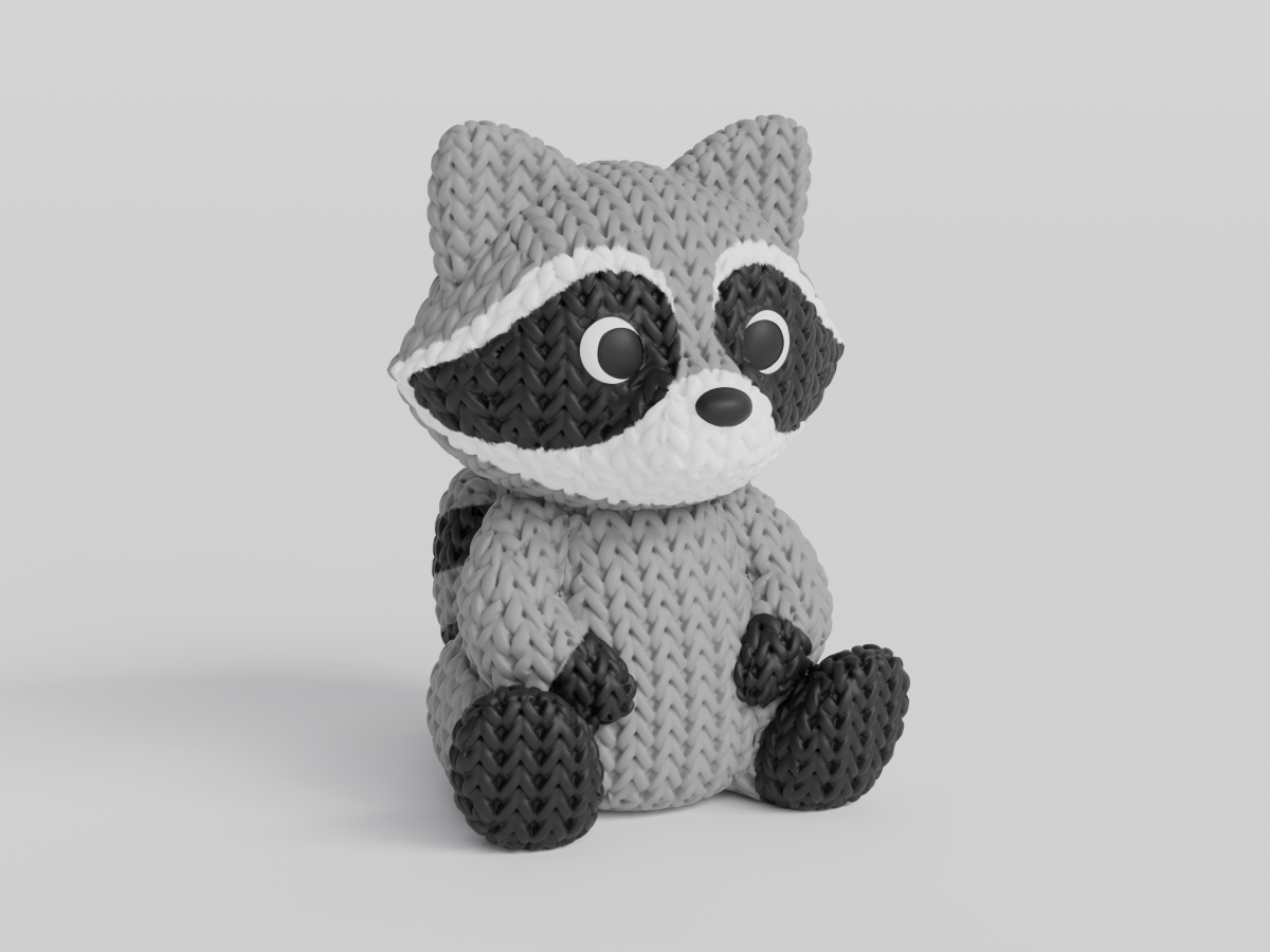 Knitted Raccoon — єнот