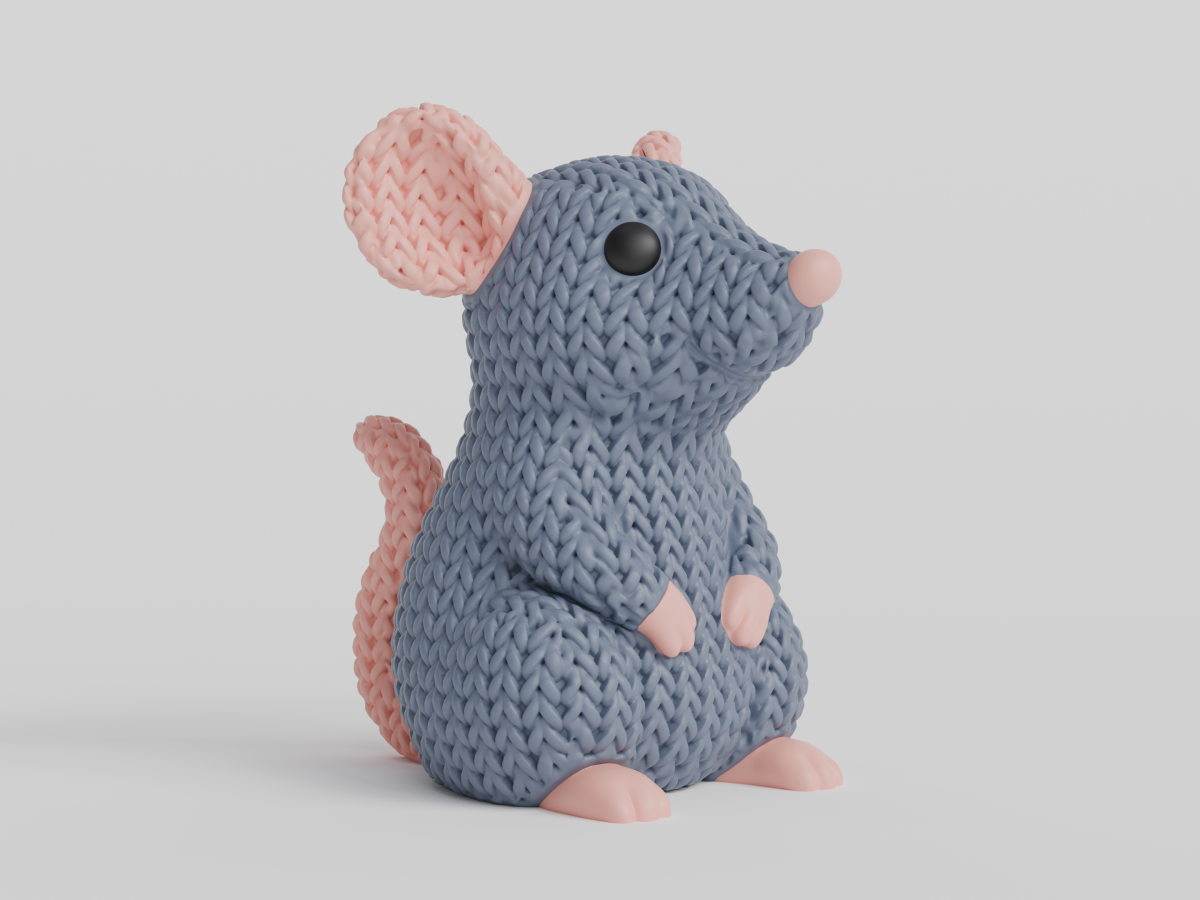 Knitted Rat — щур