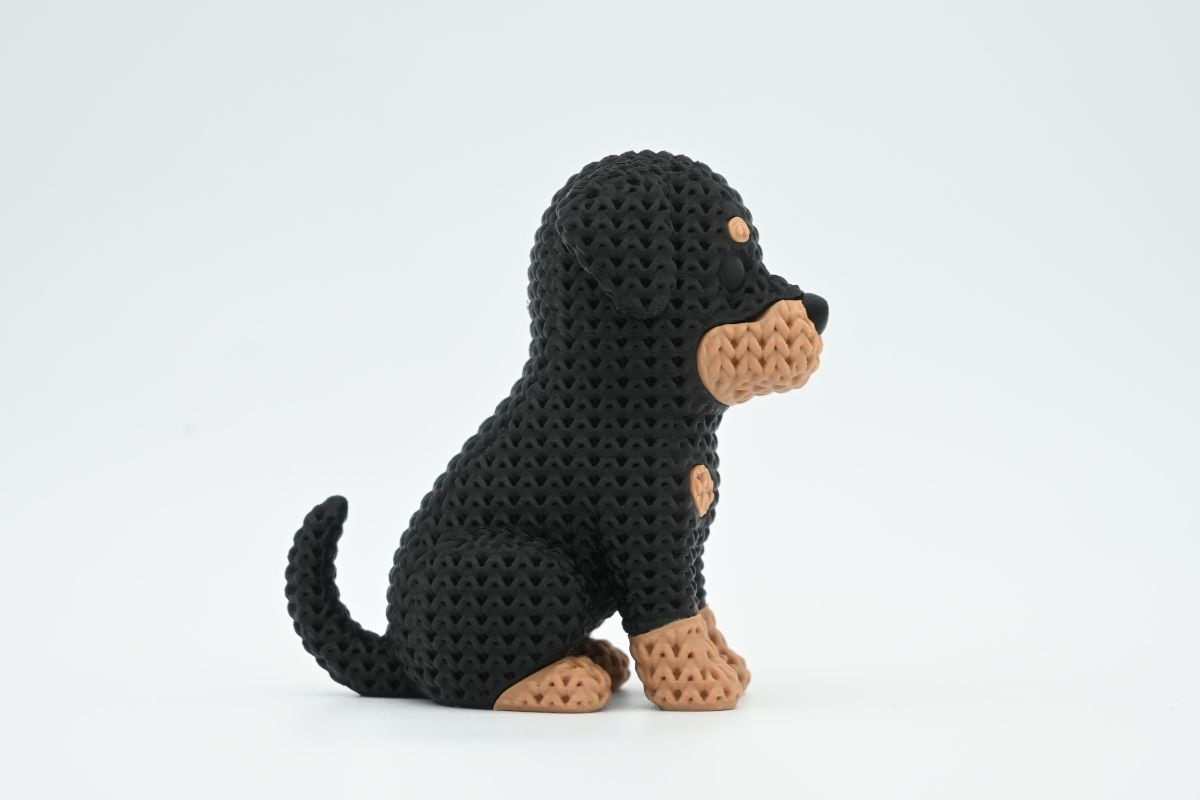 Knitted Rottweiler Dog — ротвейлер
