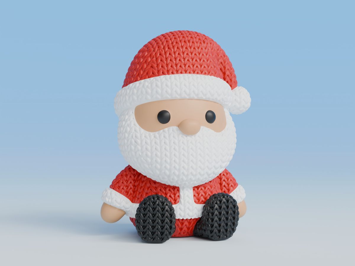 Knitted Santa Claus — Санта Клаус