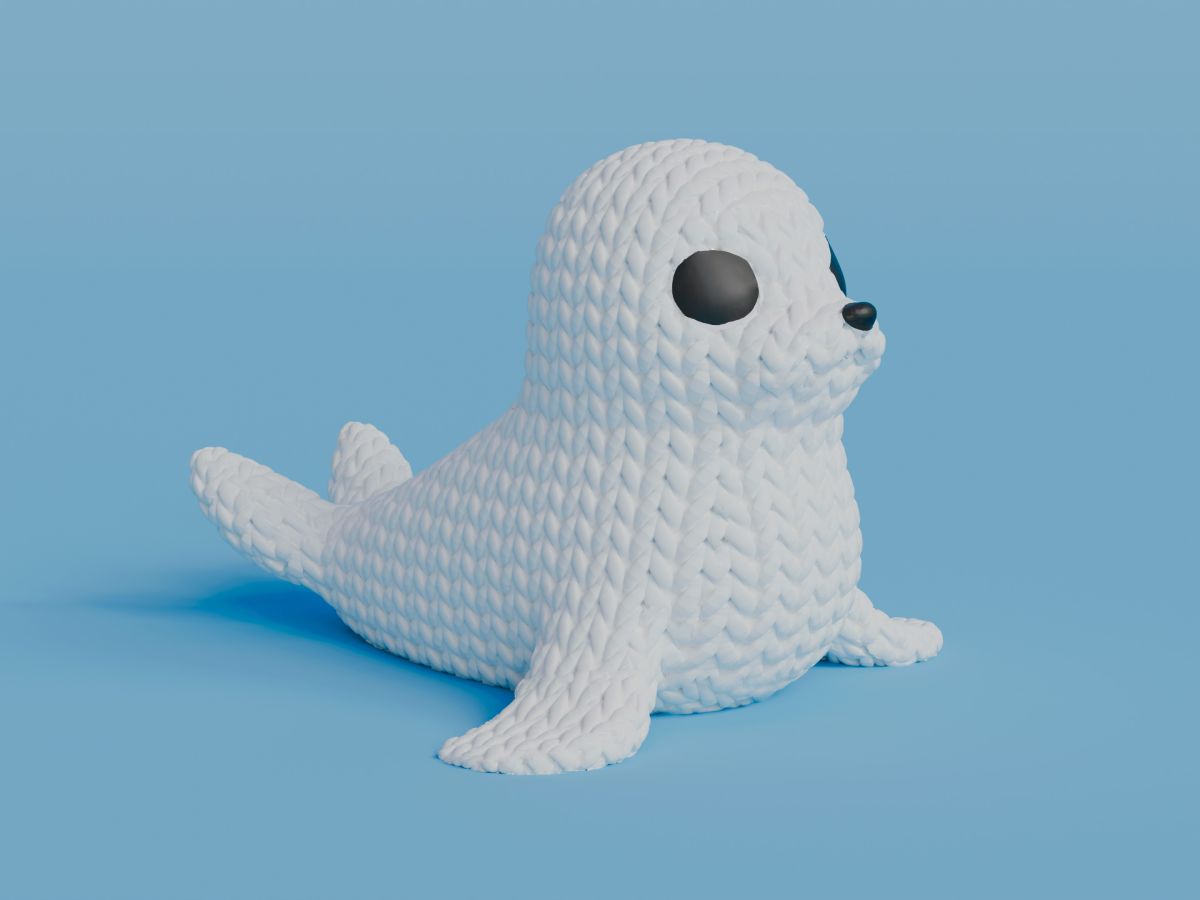 Knitted Seal — тюлень