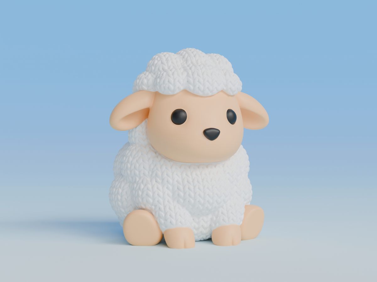 Knitted Sheep — овечка