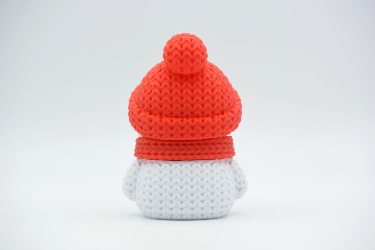 Knitted Snowman — сніговик