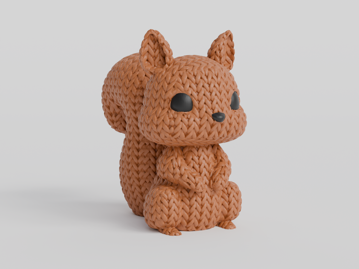 Knitted Squirrel — білочка