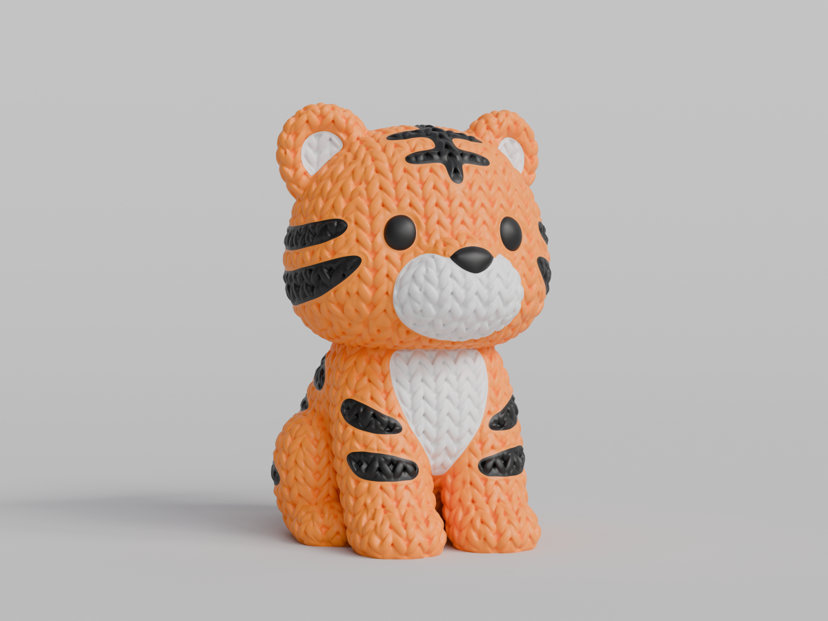 Knitted Tiger — тигр